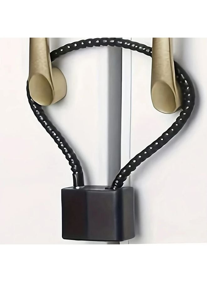 Anti Theft Steel Wire Key Lock 20cm Rope Length with 2 Keys for Scooter Helmets Storage - Image 3