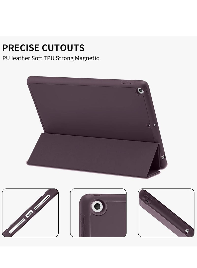 Raxoom iPad 9th/8th/7th Generation Case (2021/2020/2019) - iPad 10.2-Inch Case with Pencil Holder, Slim Soft TPU Back Smart Magnetic Stand (Dark Cherry) - Image 5