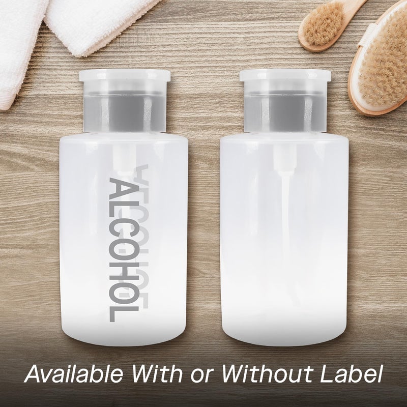 Pana 9oz Gray with Word Imprint Push Down Pump Dispenser Empty Refillerable Bottle with Flip Top Cap - for Nail Polish, Travel, Cosmetics Packaging - Image 5