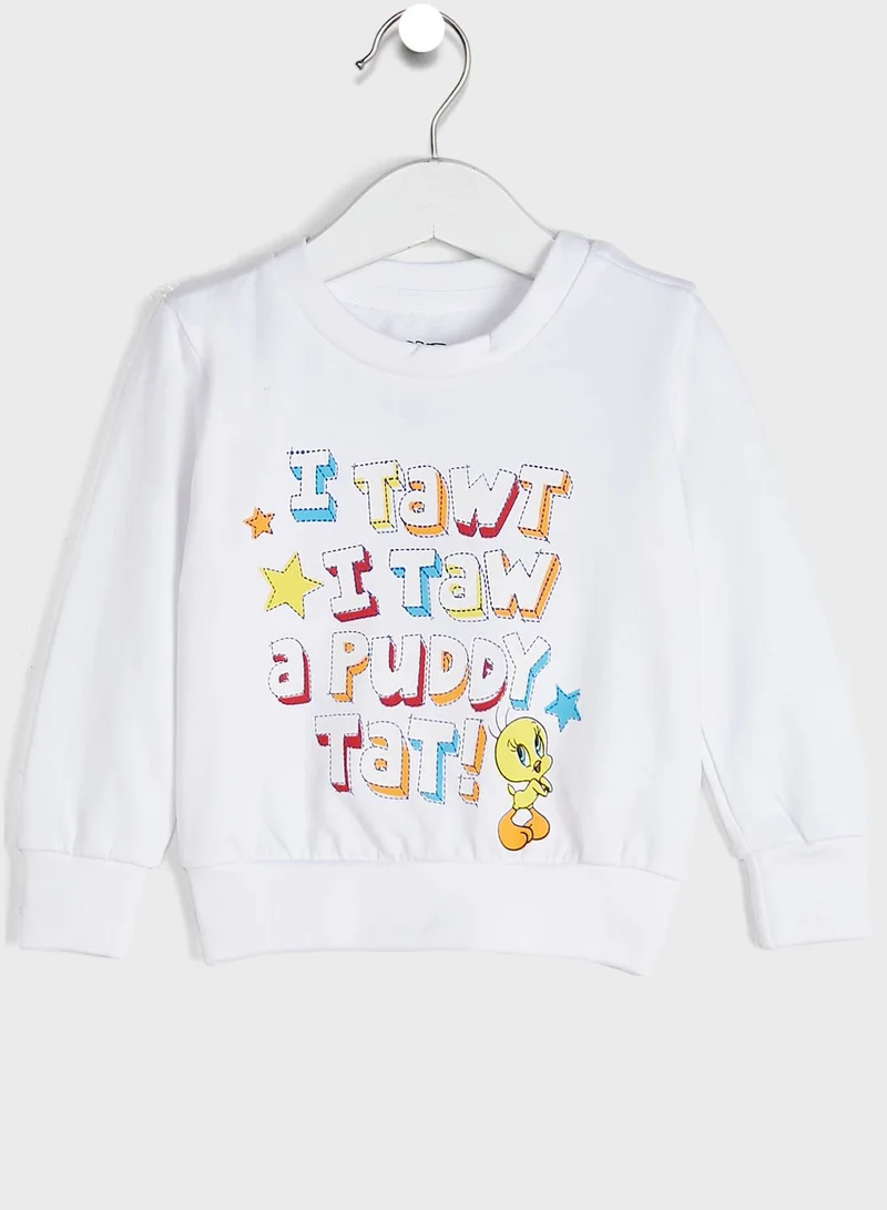 Warner Bros Infant Tweety Sweatshirt