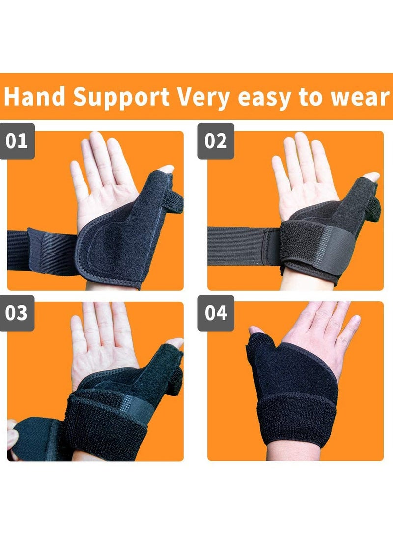 KASTWAVE Wrist Brace for Carpal Tunnel, 1 Pack Adjustable Thumb Wrist Support Brace for Sports Protecting/Tendonitis Pain Relief, Splint Wrist Brace Day Night Support for Women Men - Image 4