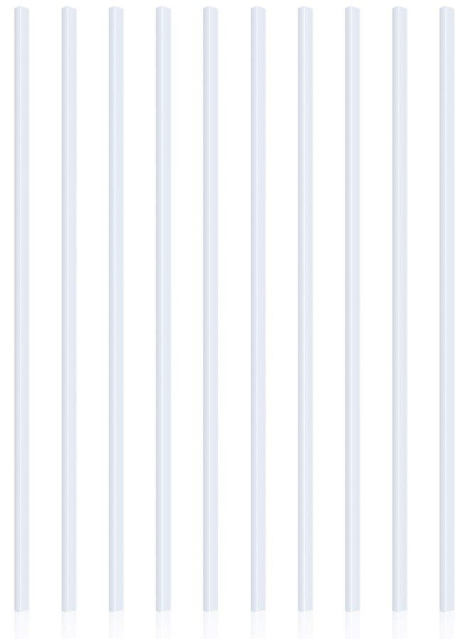 Pelopy 10 Pieces Binding Bars Slide Grip Binding Bars for School and Office Report Cover A4 Spine, 12 Inch, 40 Sheet Capacity(White) - Image 1