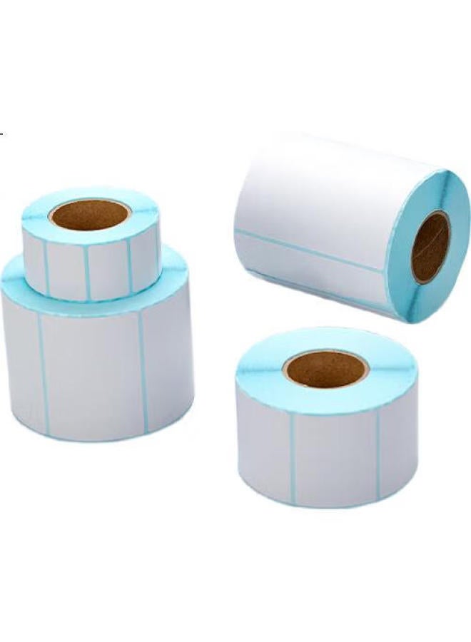 Surada 3-Proof Thermal Sensitive Label Paper 60X40Mmx1000 Sheets Thermal Paper For Milk Tea Labels Outer Box Labels Printing Paper Thermal Printing Paper Label Paper Sticker Bq-0184 - Image 1