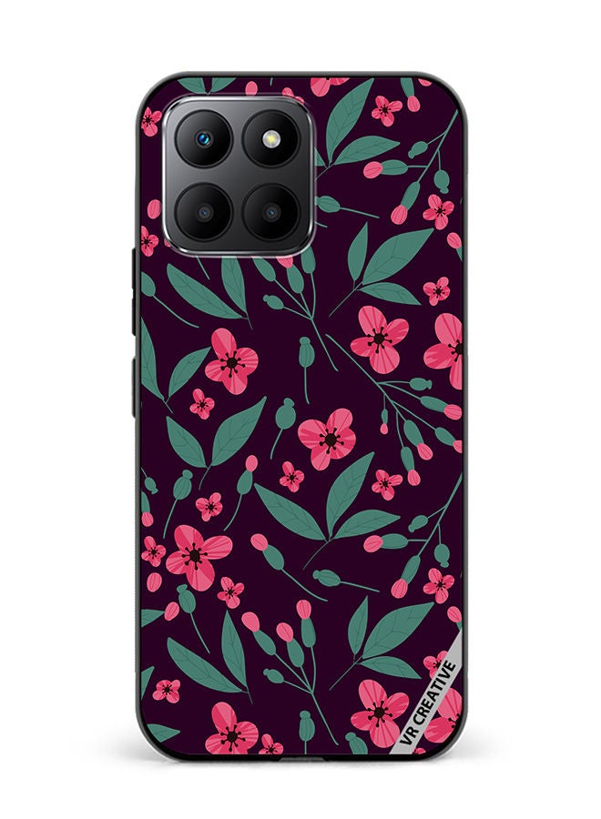 VR CREATIVE Protective Case Cover For Honor 70 Lite Flower Design Multicolour - Image 1