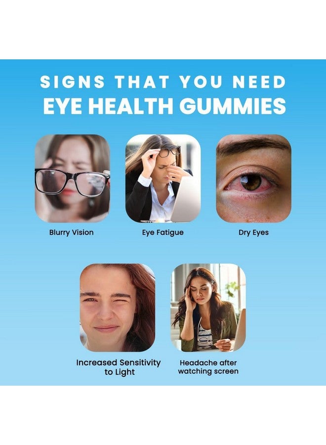Jagat Pharma Isotine Eye Gummy with Lutein, Astaxanthin, Zeaxanthin & DHA, 30 Gummies, Gluten Free For Adults - Image 5