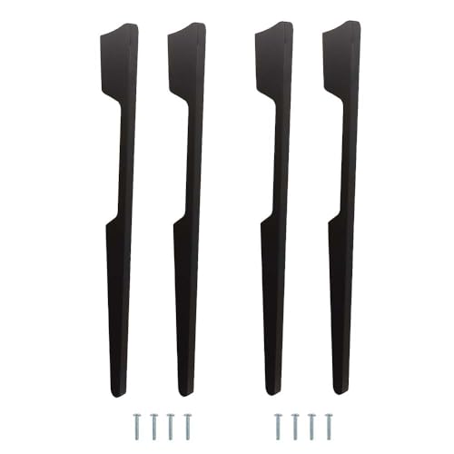VOLO Wardrobe Handle, Wardrobe Door/Cabinet Door/Drawer Pull Handle/Door Pull Handle for Kitchen/Office/Bedroom/Winodw Sliding Closet. (SAC-40 288 MM/12 inch) (Black, 2) - Image 1