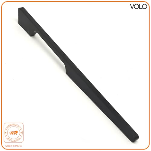 VOLO Wardrobe Handle, Wardrobe Door/Cabinet Door/Drawer Pull Handle/Door Pull Handle for Kitchen/Office/Bedroom/Winodw Sliding Closet. (SAC-40 288 MM/12 inch) (Black, 2) - Image 5