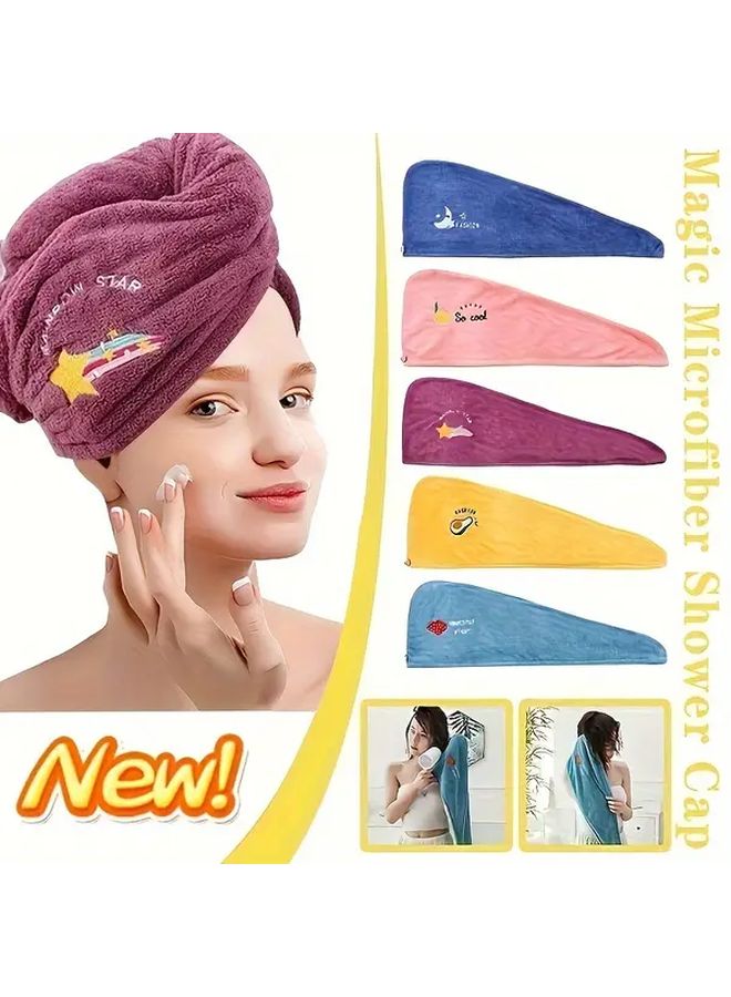 Absorbent Soft Microfiber Quick Dry Hair Towel Wrap Hooded Turban For Women With Yellow Color Dual Use Design For Bath And Gym Hand Wash Only - Image 3