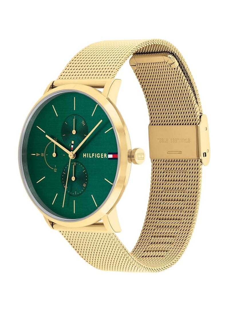 Tommy Hilfiger 1782766 Women's Analog Quartz Watch with Stainless Steel Strap - Green Dial - Image 2