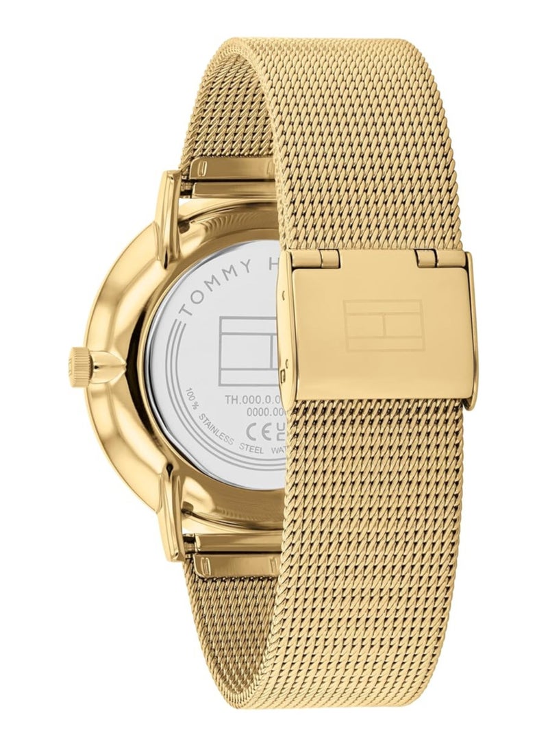 Tommy Hilfiger 1782766 Women's Analog Quartz Watch with Stainless Steel Strap - Green Dial - Image 3