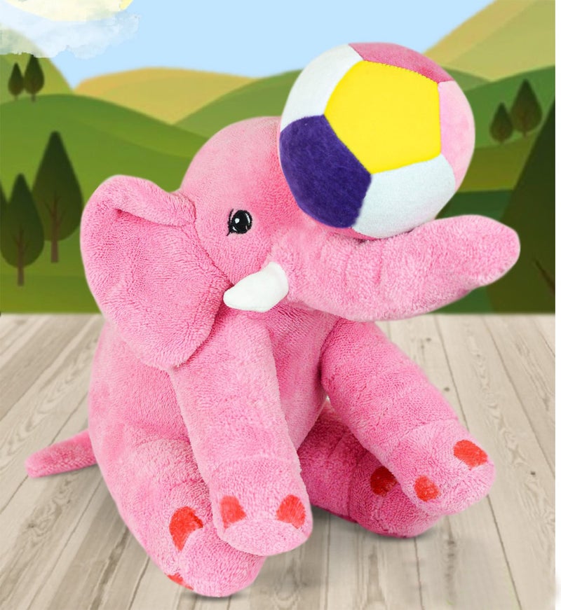 Özgüner Oyuncak Ozguner Toys Ozguner Sleeping Companion Gray Elephant 65 cm + Baby Soft Top - Image 1