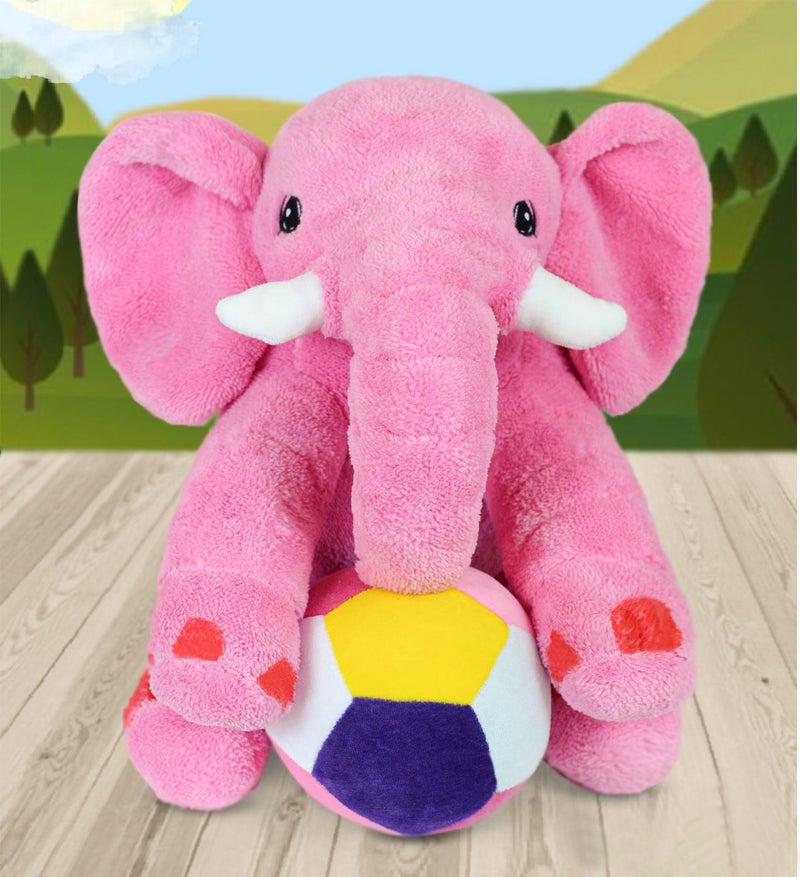 Özgüner Oyuncak Ozguner Toys Ozguner Sleeping Companion Gray Elephant 65 cm + Baby Soft Top - Image 4