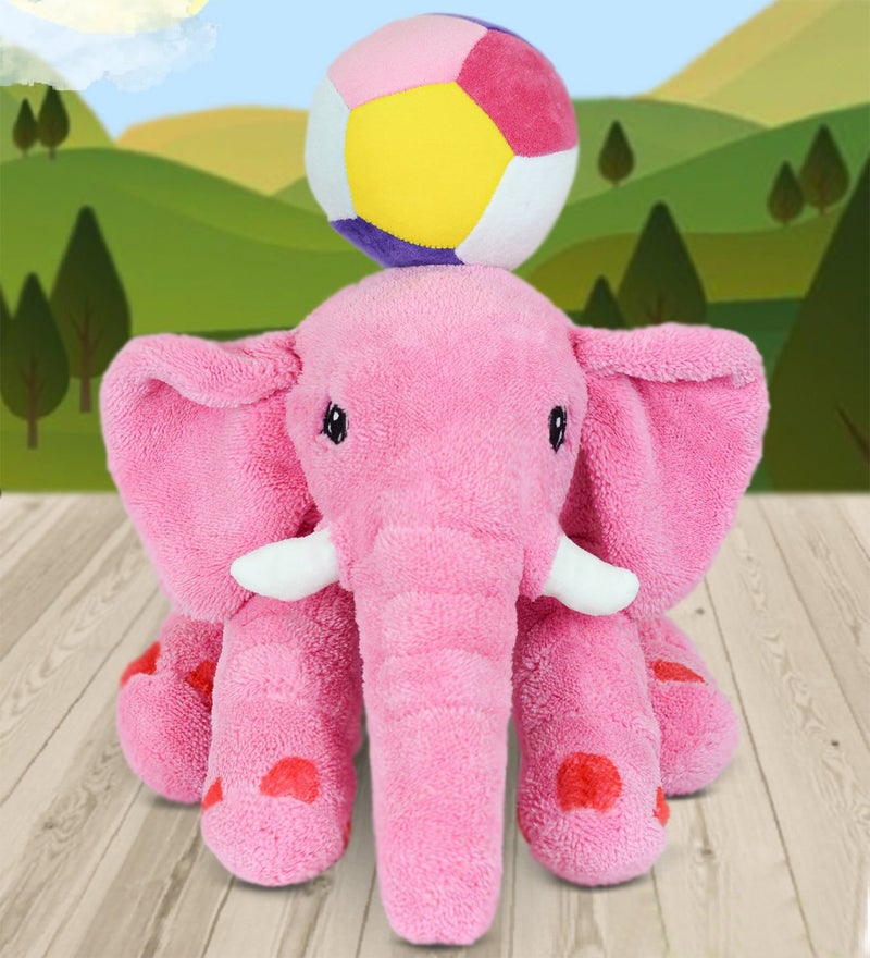 Özgüner Oyuncak Ozguner Toys Ozguner Sleeping Companion Gray Elephant 65 cm + Baby Soft Top - Image 2