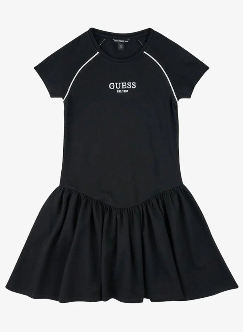 GUESS Youth Punto Milano Short Sleeve Mini Dress