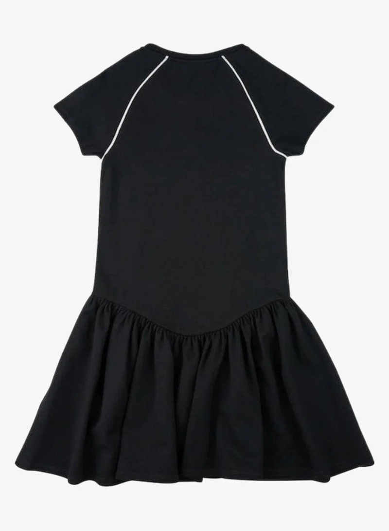 Guess black Youth Punto Milano Short Sleeve Mini Dress for Women | Best Price UAE