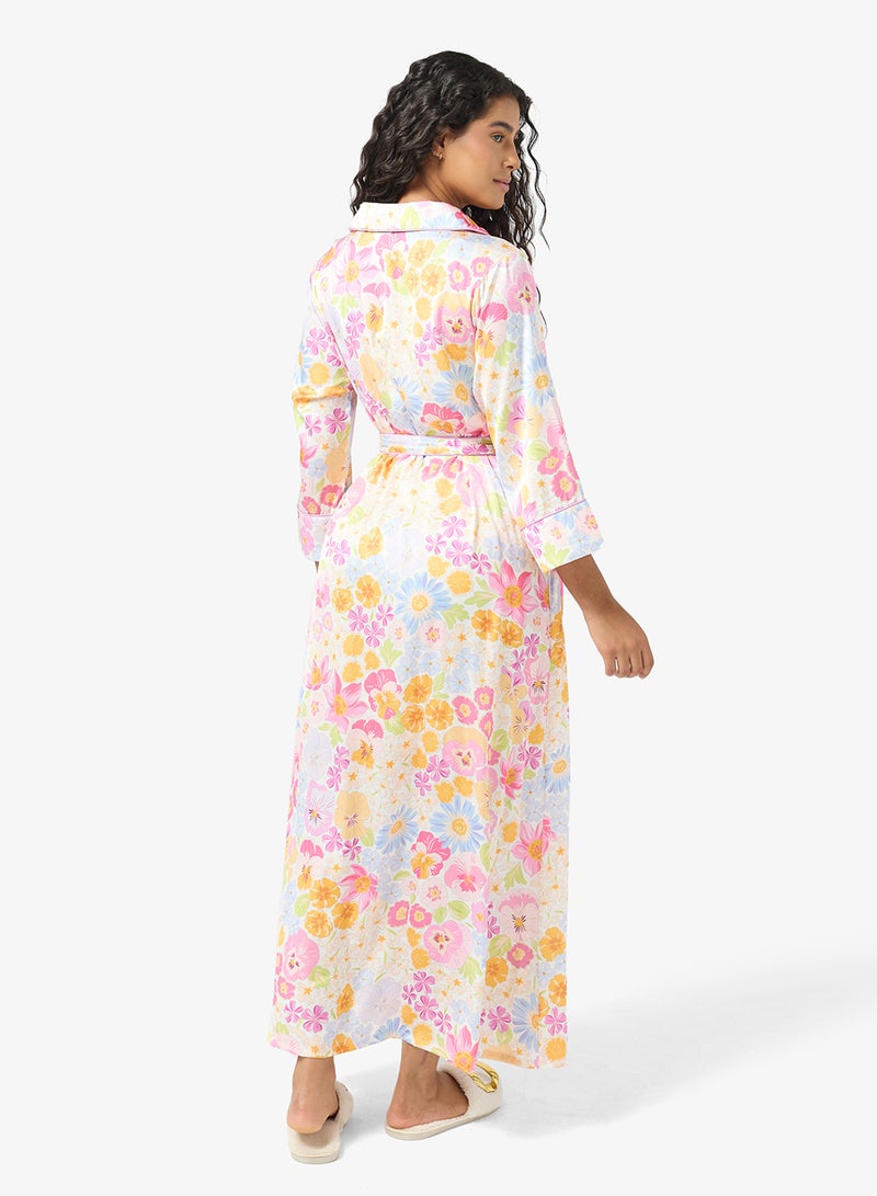 خزانة روب مطبوع بالزهور - Image 2