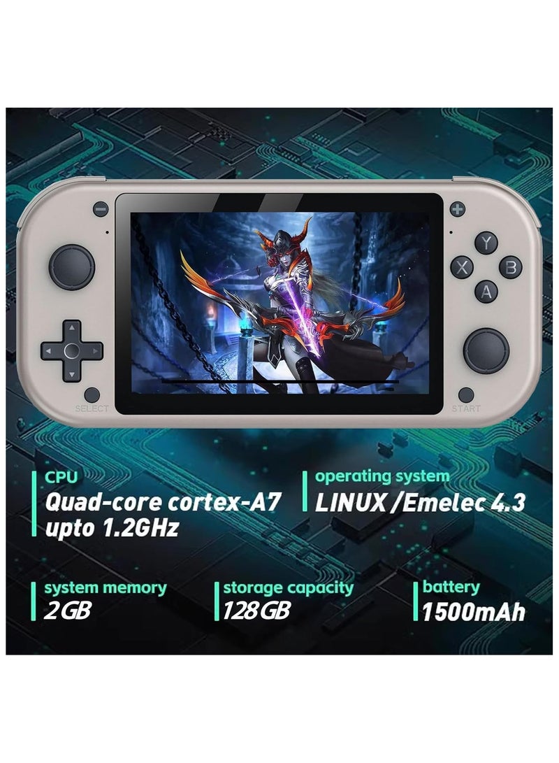 M17 Retro Handheld Game Console Portable Gaming Player with Built-in 20000+ Games Mini Electronic Toy for IPS Screen Video Games Consoles for Linux System Cortex-A7 Chips Retro gaming console - Image 2