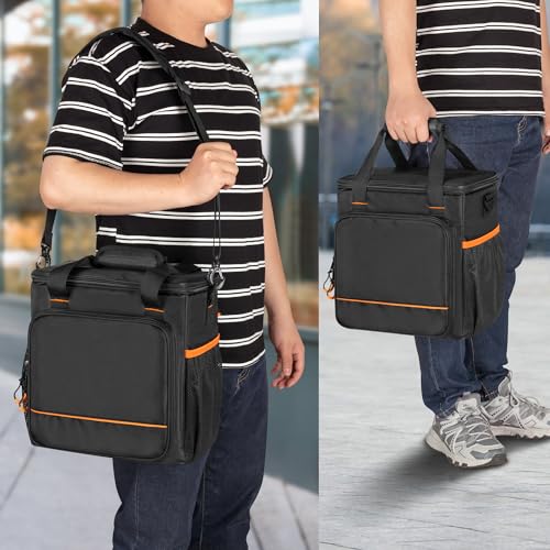 PGmoon Travel Carrying Case Compatible with Nebula Mars 3/Cosmos Laser 4K/SE, Projector Storage Case Bag with Accessories Pockets(Patent Design) - Image 5