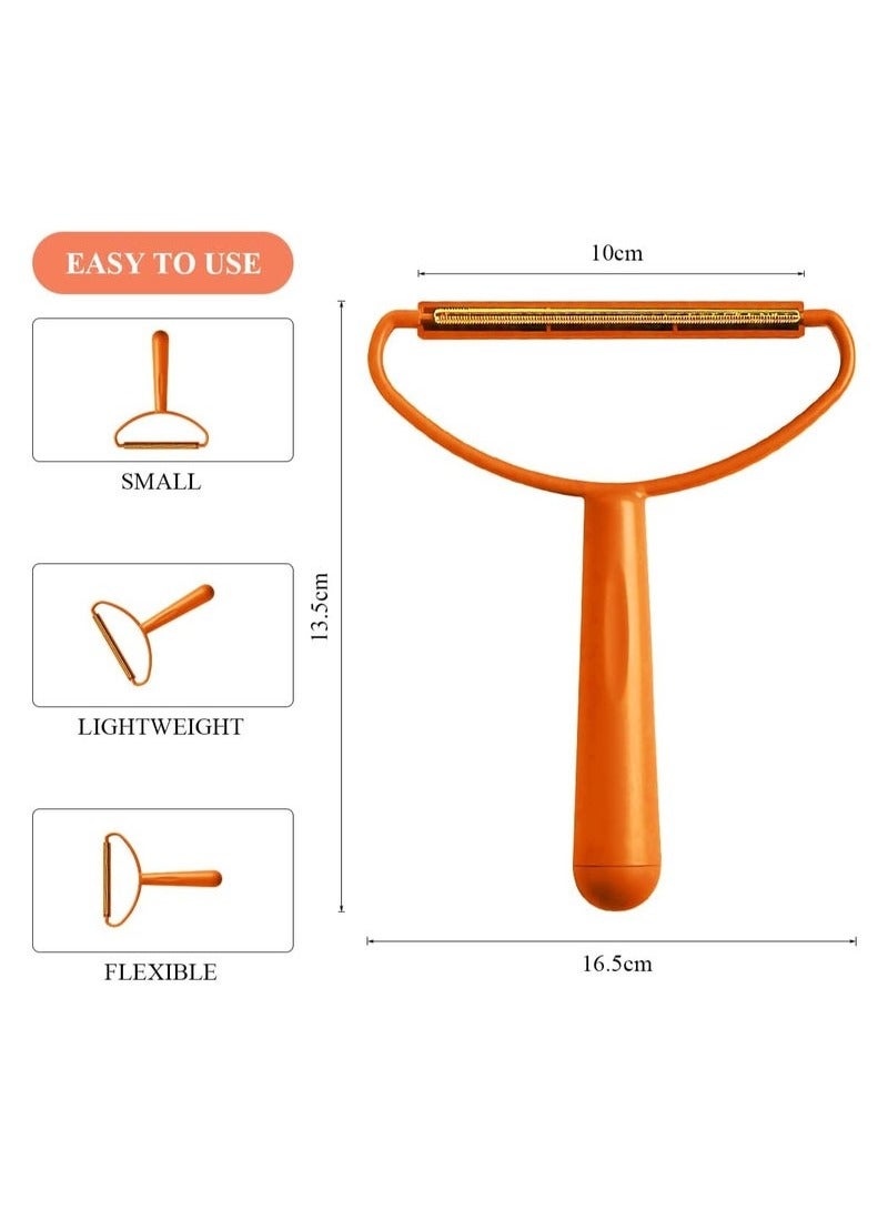 2 Pack Portable Lint Remover for Pet Hair Reusable Double Sided Remover Lint Clean Tool for Hairball in Clothes Dust in Furniture and Blanket  - Image 3