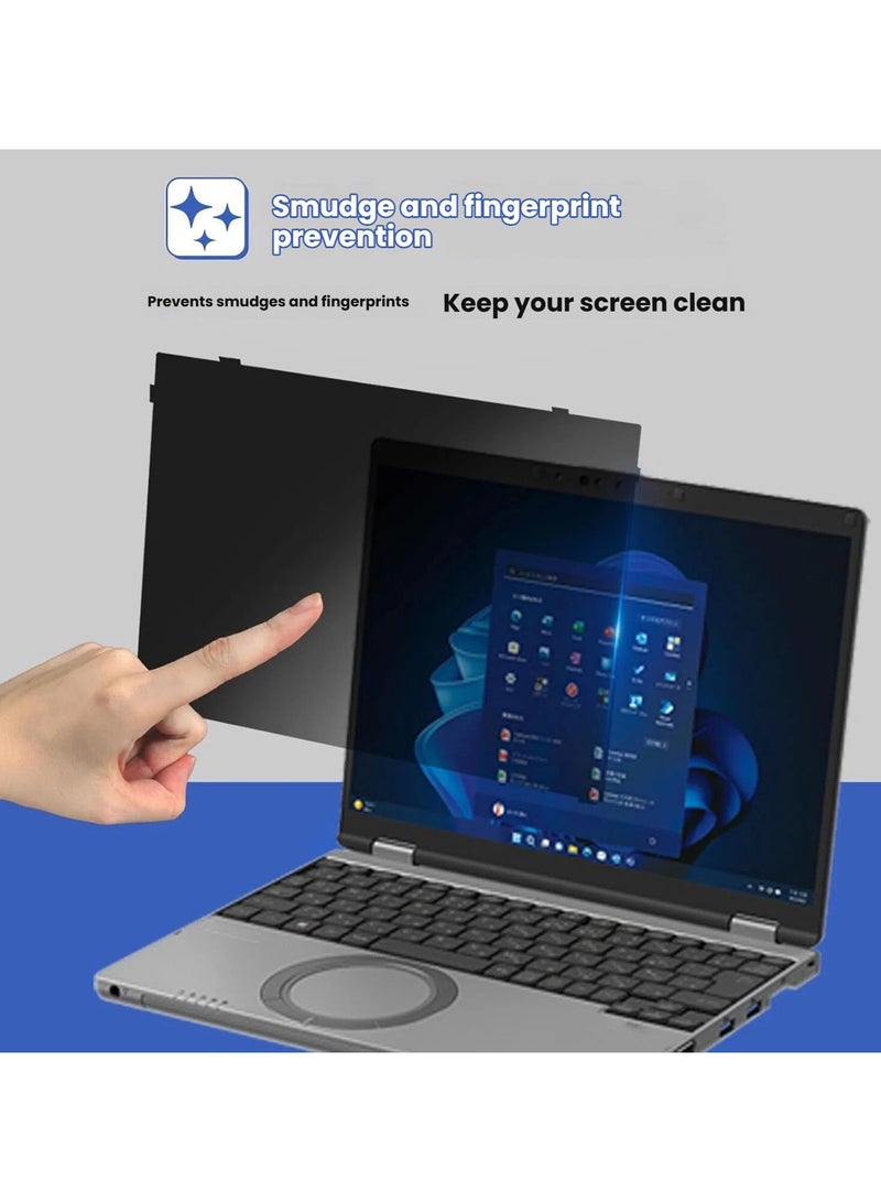 Panasonic Let's Note CF-FC6 Privacy Filter 14-inch Embedded Anti-Blue Light Privacy Filter Anti-Glare Removable Screen Protector - Image 4