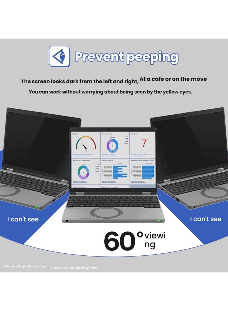 Panasonic Let's Note CF-FC6 Privacy Filter 14-inch Embedded Anti-Blue Light Privacy Filter Anti-Glare Removable Screen Protector - Image 2