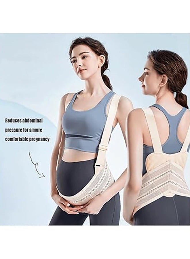 Generic Maternity Belt, Belly Bands for Pregnant Women, Breathable Pregnancy Belly Support Belt with Adjustable Straps, Back Support, Pelvic Support Belt for Pregnancy, Belly Support Pregnancy  - Image 2