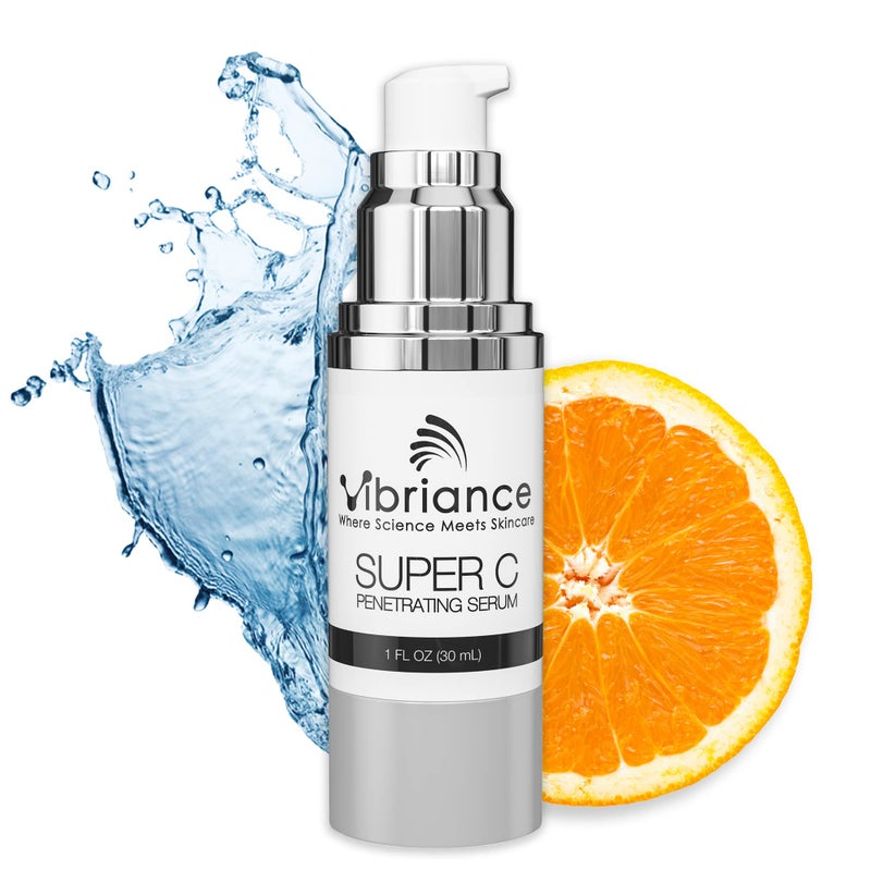 Vibriance Super C Serum for Mature Skin - All-in-One Vitamin Formula Hydrates, Firms, Lifts, Smooths, Targets Age Spots, Wrinkles, 1 fl oz - Image 1