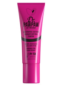 Dr.PAWPAW Dr.PAWPAW Hot Pink Balm, Multi-Purpose Natural No Fragrance, for Hydrating Lips, Skin, Hair, Cuticles, Nails & Beauty Finishing (10 ml)  - Image 1