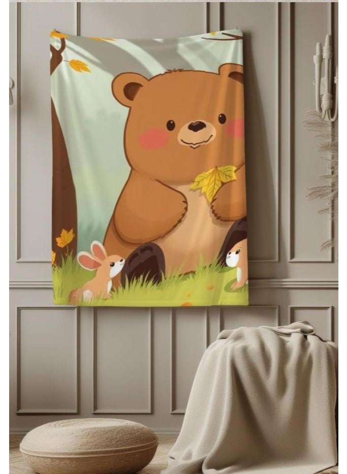 general Children's or student cartoon flannel thin blanket (warm and comfortable, suitable for sleep, games) 100cm*150cm - 759 - Image 5