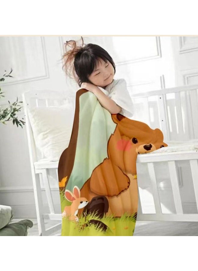 general Children's or student cartoon flannel thin blanket (warm and comfortable, suitable for sleep, games) 100cm*150cm - 759 - Image 4