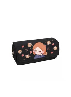Jujutsu kaisen Canvas Zipper Pencil Cases School Supplies Gift Box Pencilcase Pencil Bag School Supplies Stationery