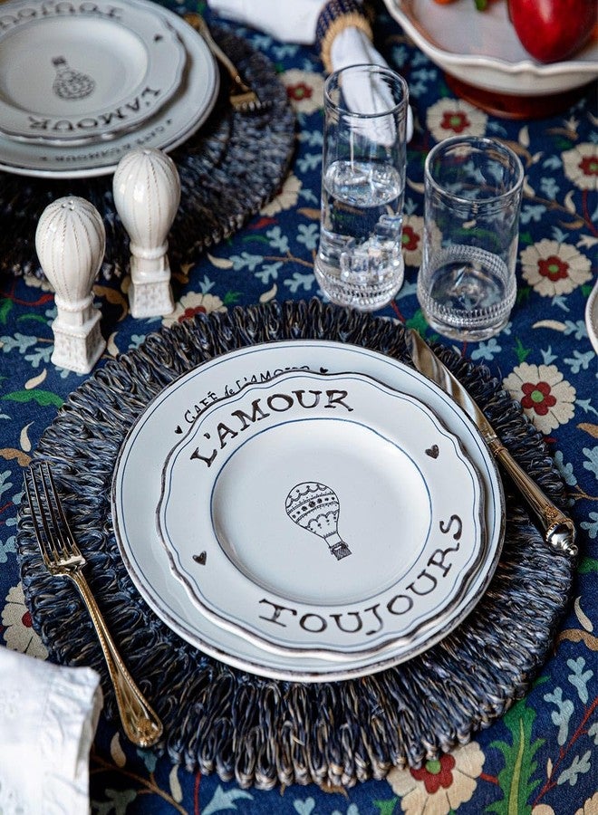Juliska Straw Loop Delft Blue Placemat - Image 3