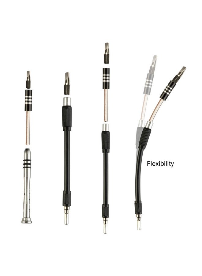 AGARO 115 pcs Precision Screwdriver Set, for Smartphone, Mobile, Laptop, Tablet, Game Console and Household Repair (Black) - Image 4