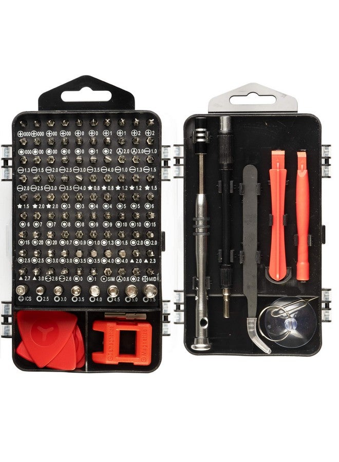 AGARO 115 pcs Precision Screwdriver Set, for Smartphone, Mobile, Laptop, Tablet, Game Console and Household Repair (Black) - Image 1