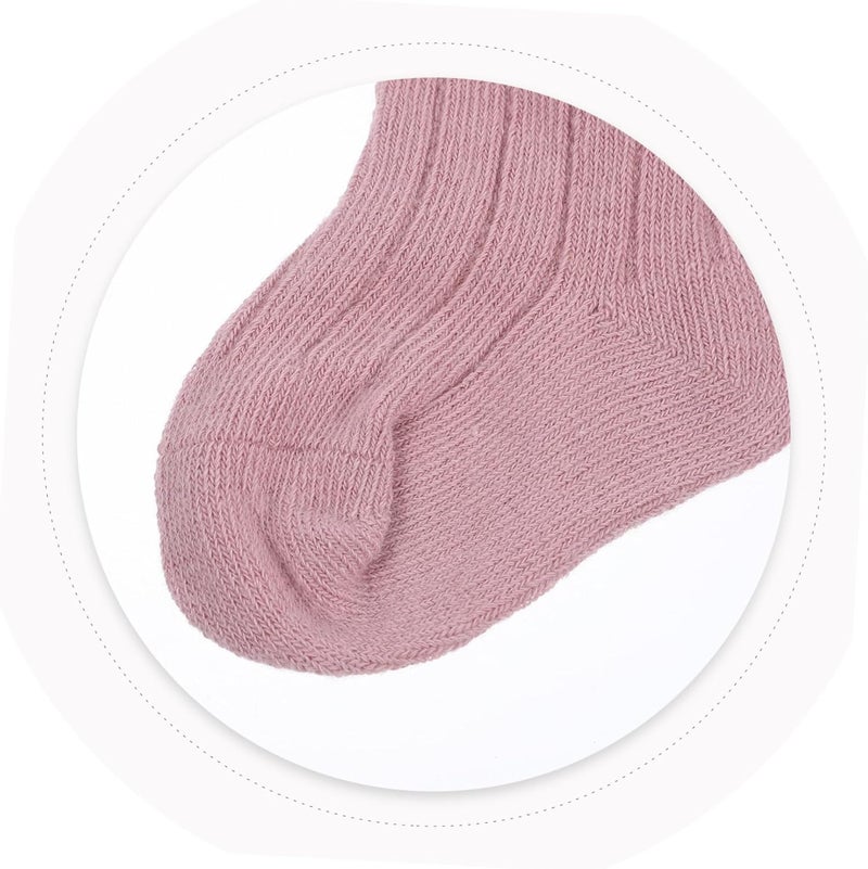 UPKOCH 4pairs Adorable Cotton Ankle Socks for Boys and Girls Cute Short Socks for Boys and Girls Soft Breathable Material for Months - Image 5