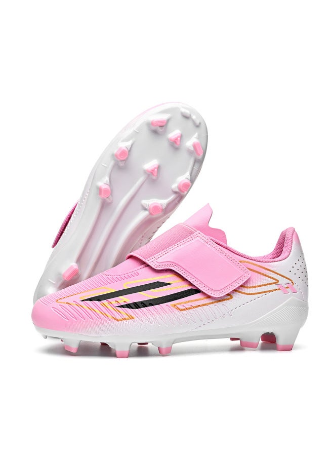 New Model Children's And Youth Soccer Shoes For Boys And Girls, Tf Cleats, Ag Long Spikes, Training Wear-resistant Non-slip Soccer Shoes