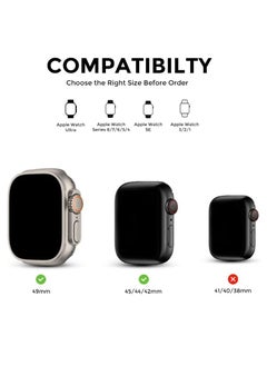 MOCOM Ultra Watch Band Trail Loop For Apple Watch Ultra Series 8,7,6,5,4 49mm 45mm 44mm 42mm – Grey/blue  - Image 2