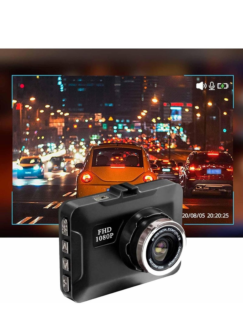 ماركة غير محددة كاميرا سيارة صغيرة DVR كاميرا فيديو 1080P Full HD مسجل فيديو مسجل وقوف السيارات حلقة تسجيل 2.2 بوصة كاميرا داش ليلية  - Image 4