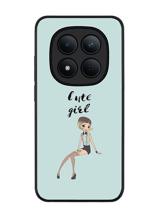 For Xiaomi Redmi Note 15 Pro 5G Case,Slim fit Camera Protection, Shockproof Thin Phone cover  - Shy Cute Girl