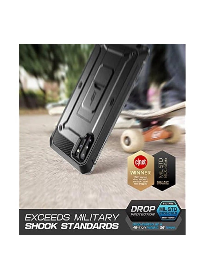 SUPCASE Unicorn Beetle Pro Series Case Designed For Galaxy Note 10 (2019 Release), Rugged HolsterWithout Built-in Screen Protector - Black - Image 5