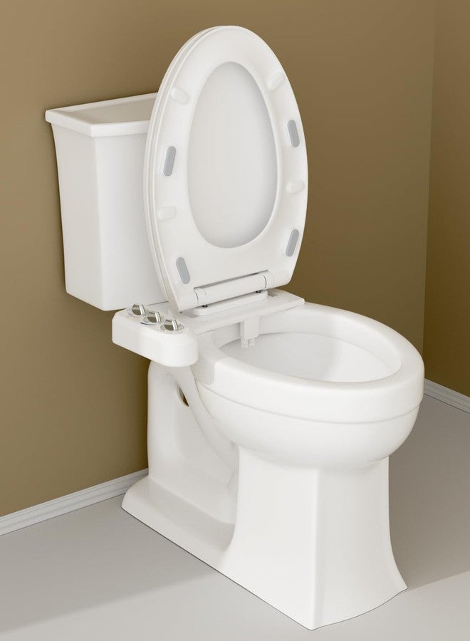 Hibbent 4 pieces Toilet Seat Bumpers for Bidet, Strong Adhesive Toilet Seat Bumpers for Use with Bidet Attachment, Universal Buffer Toilet Lid Bumpers, Grey - Image 5