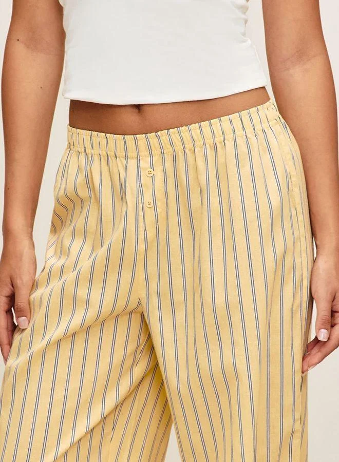 Undiz Striped poplin pants