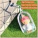 DBYANAN 2pcs Clear Figure Display Bag with Keychain Pompom Ball Portable Mini Doll Pouch Carrying Case Blind Box Figures Display Case for Collectibles Zipper Closure Cabin - Image 4
