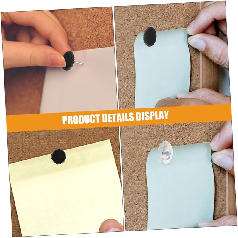 Veemoon 400 دبوس دفع 2 حزمة دبابيس زخرفية للفلين للمكاتب المنزل الجدار - Image 4