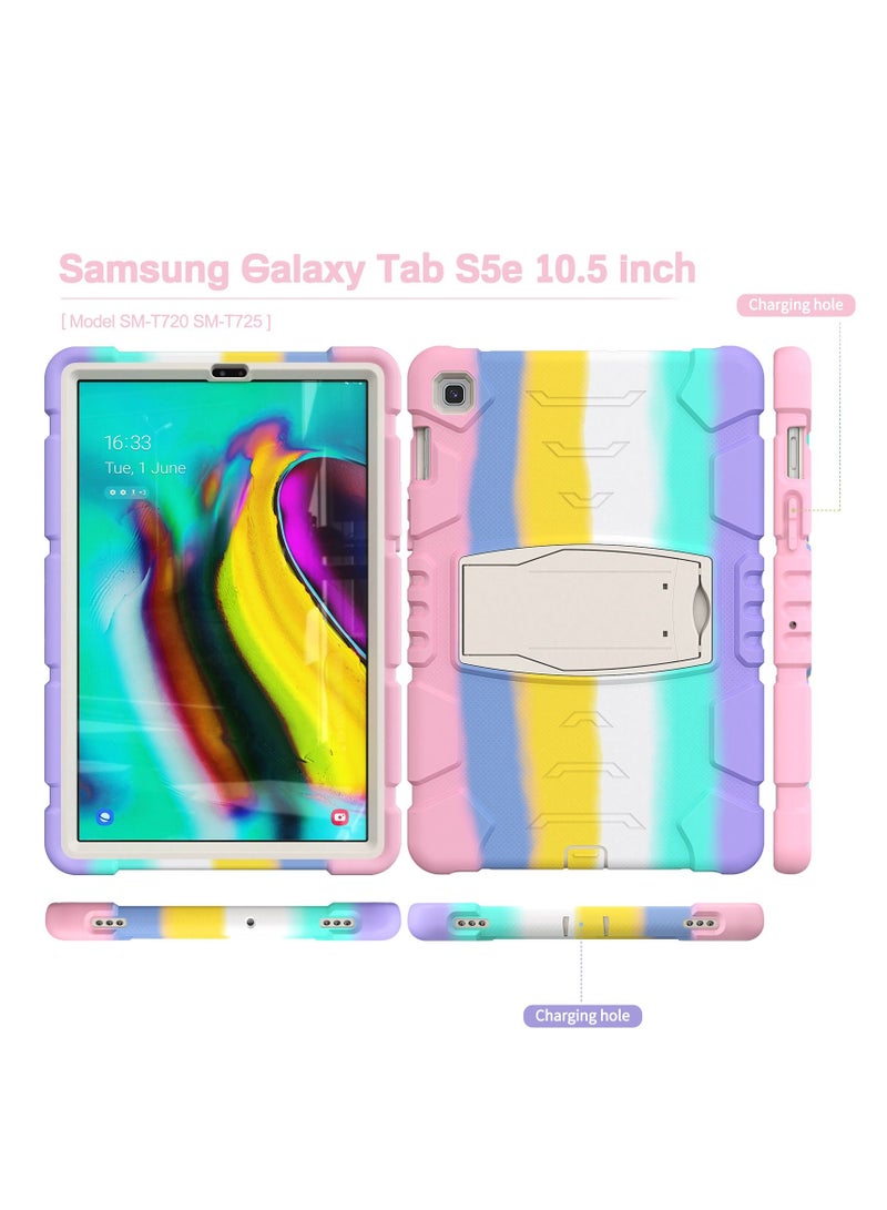GULFLINK غطاء حماية خلفي من Gulflink لجهاز SAMSUNG Tab S5E T720/T725 مقاس 10.5 بوصة باللون الوردي الملون - Image 4