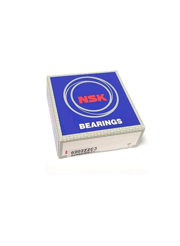 NSK Deep-Groove Ball Bearings, Pre-Lubricated Standard Steel Shielded Bearing - Made in Poland/Japan (6202ZZC3 (DNS7S5))  - Image 1