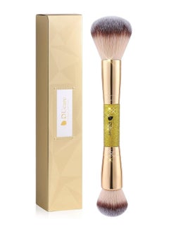DUcare Makeup Foundation Brushes Double Ended Blush Powder Brush, Duo Bronzer Blush ideal for Cream or Powder  - Image 1