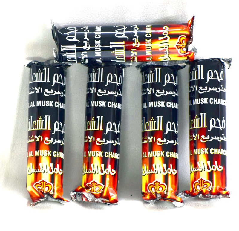 "Quick Flame Charcoal: High Quality, Long Burning, Smoke-Free, Odor-Free - Pack of 3 Boxes (Each Box 10 Pieces)" - Generic - Image 3