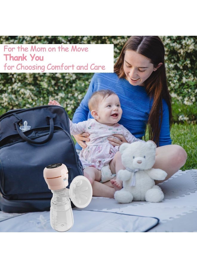 لطف وحضن مضخة حليب كهربائية مع فوط تغيير للأطفال – عبوة 150 قطعة (وردي، 60×90 سم) - Image 5