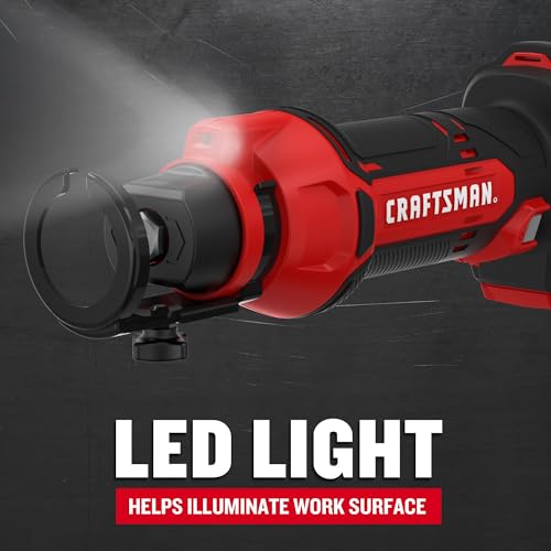 CRAFTSMAN أداة كرافتسمان 20 فولت ماكس لقص الجدران، أداة لاسلكية لقص الجدران، أداة فقط (CMCE200B) - Image 5